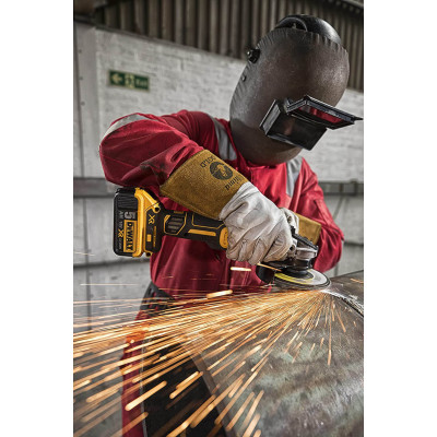 Купити Шліфмашина кутова - болгарка акумуляторна безщіткова DeWALT DCG405N. Офіційний магазин Dewalt Україна. Фірмовий інструмент та обладнання DeWALT, STANLEY, BLACK+DECKER, BOSTITCH