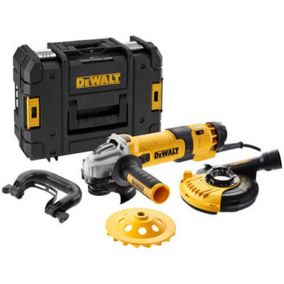 Купить Шлифмашина угловая - болгарка сетевая DeWALT DWE4257KT. Официальный магазин Dewalt Украина. Фирменный инструмент и оборудовние DeWALT, STANLEY, BLACK+DECKER, BOSTITCH