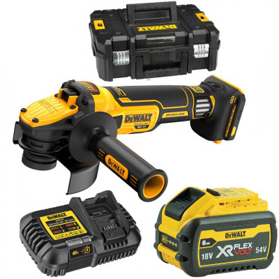 Купити Шліфмашина кутова - болгарка акумуляторна безщіткова DeWALT DCG409VST1. Офіційний магазин Dewalt Україна. Фірмовий інструмент та обладнання DeWALT, STANLEY, BLACK+DECKER, BOSTITCH