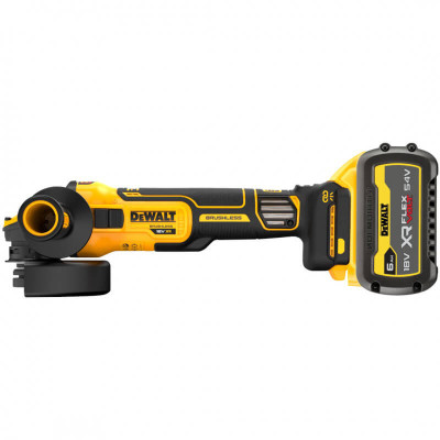 Купити Шліфмашина кутова - болгарка акумуляторна безщіткова DeWALT DCG409VST1. Офіційний магазин Dewalt Україна. Фірмовий інструмент та обладнання DeWALT, STANLEY, BLACK+DECKER, BOSTITCH