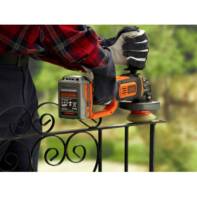 Купити Шліфмашина кутова - болгарка акумуляторна BLACK+DECKER BCG720N. Офіційний магазин Dewalt Україна. Фірмовий інструмент та обладнання DeWALT, STANLEY, BLACK+DECKER, BOSTITCH