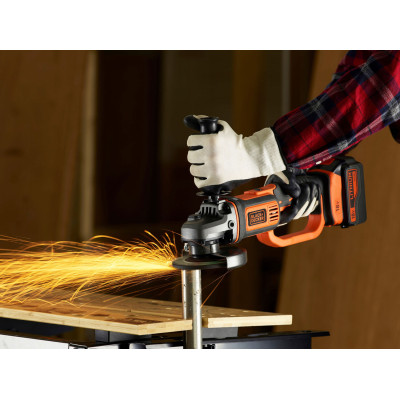 Купити Шліфмашина кутова - болгарка акумуляторна BLACK+DECKER BCG720N. Офіційний магазин Dewalt Україна. Фірмовий інструмент та обладнання DeWALT, STANLEY, BLACK+DECKER, BOSTITCH