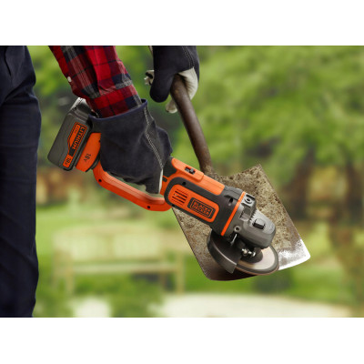Купити Шліфмашина кутова - болгарка акумуляторна BLACK+DECKER BCG720N. Офіційний магазин Dewalt Україна. Фірмовий інструмент та обладнання DeWALT, STANLEY, BLACK+DECKER, BOSTITCH