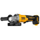 Купити Шліфмашина кутова - болгарка акумуляторна безщіткова DeWALT DCG408NT. Офіційний магазин Dewalt Україна. Фірмовий інструмент та обладнання DeWALT, STANLEY, BLACK+DECKER, BOSTITCH