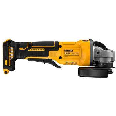 Купити Шліфмашина кутова - болгарка акумуляторна безщіткова DeWALT DCG408NT. Офіційний магазин Dewalt Україна. Фірмовий інструмент та обладнання DeWALT, STANLEY, BLACK+DECKER, BOSTITCH