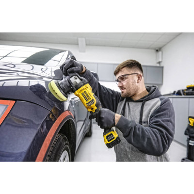 Купити Полірувальна машина акумуляторна безщіткова DeWALT DCM848P2. Офіційний магазин Dewalt Україна. Фірмовий інструмент та обладнання DeWALT, STANLEY, BLACK+DECKER, BOSTITCH