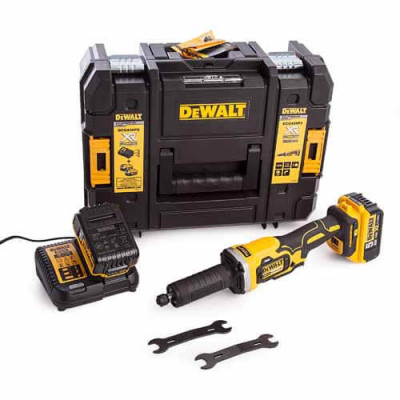 Купити Прямошлифовальна машина акумуляторна безщіткова DeWALT DCG426P2. Офіційний магазин Dewalt Україна. Фірмовий інструмент та обладнання DeWALT, STANLEY, BLACK+DECKER, BOSTITCH