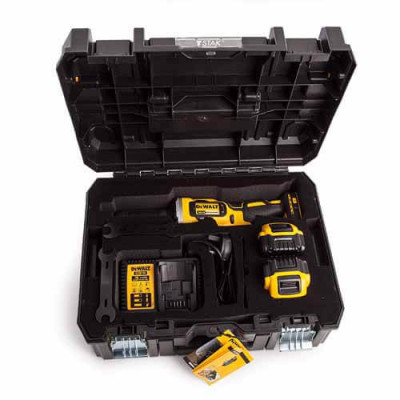 Купити Прямошлифовальна машина акумуляторна безщіткова DeWALT DCG426P2. Офіційний магазин Dewalt Україна. Фірмовий інструмент та обладнання DeWALT, STANLEY, BLACK+DECKER, BOSTITCH