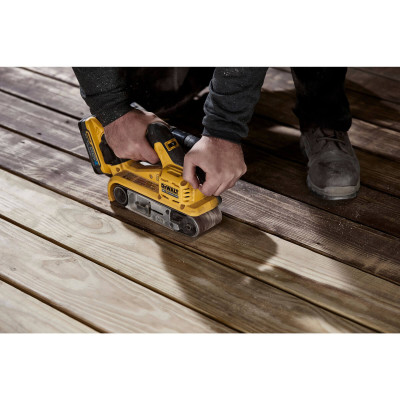 Купити Шліфмашина стрічкова акумуляторна безщіткова DeWALT DCW220N. Офіційний магазин Dewalt Україна. Фірмовий інструмент та обладнання DeWALT, STANLEY, BLACK+DECKER, BOSTITCH