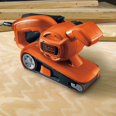 Купити Шліфмашина стрічкова мережева BLACK+DECKER KA86. Офіційний магазин Dewalt Україна. Фірмовий інструмент та обладнання DeWALT, STANLEY, BLACK+DECKER, BOSTITCH