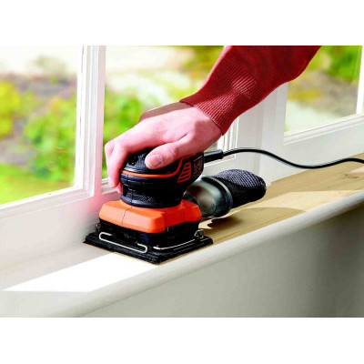 Купити Шліфмашина вібраційна мережева BLACK+DECKER KA450. Офіційний магазин Dewalt Україна. Фірмовий інструмент та обладнання DeWALT, STANLEY, BLACK+DECKER, BOSTITCH
