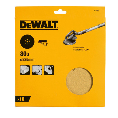 Купить Шлифшкурка самоклеющаяся для эксцентриковых шлифмашин DeWALT DT3169. Официальный магазин Dewalt Украина. Фирменный инструмент и оборудовние DeWALT, STANLEY, BLACK+DECKER, BOSTITCH