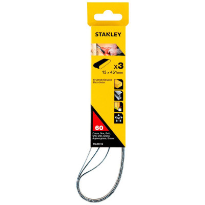 Купить Шлифовальная лента STANLEY STA33316. Официальный магазин Dewalt Украина. Фирменный инструмент и оборудовние DeWALT, STANLEY, BLACK+DECKER, BOSTITCH