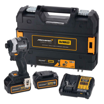 Купити Шурупокрут ударний McLaren F1 TEAM LIMITED EDITION DeWALT DCF85MP2T. Офіційний магазин Dewalt Україна. Фірмовий інструмент та обладнання DeWALT, STANLEY, BLACK+DECKER, BOSTITCH