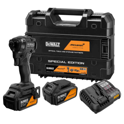 Купить Шуруповёрт ударный McLaren F1 TEAM SPECIAL EDITION DeWALT DCF86MP2T. Официальный магазин Dewalt Украина. Фирменный инструмент и оборудовние DeWALT, STANLEY, BLACK+DECKER, BOSTITCH