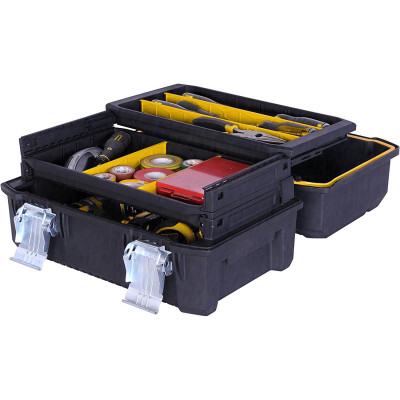 Купити Скринька професійна FatMax Cantilever, розміри 457x310x236 мм STANLEY FMST1-71219. Офіційний магазин Dewalt Україна. Фірмовий інструмент та обладнання DeWALT, STANLEY, BLACK+DECKER, BOSTITCH