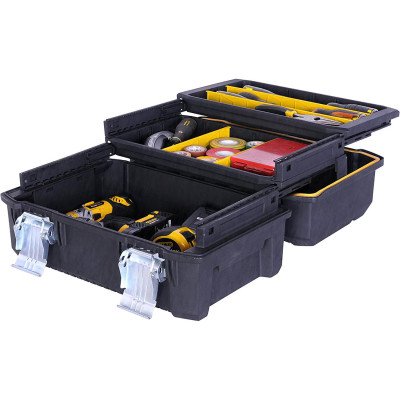 Купити Скринька професійна FatMax Cantilever, розміри 457x310x236 мм STANLEY FMST1-71219. Офіційний магазин Dewalt Україна. Фірмовий інструмент та обладнання DeWALT, STANLEY, BLACK+DECKER, BOSTITCH