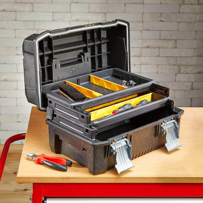 Купити Скринька професійна FatMax Cantilever, розміри 457x310x236 мм STANLEY FMST1-71219. Офіційний магазин Dewalt Україна. Фірмовий інструмент та обладнання DeWALT, STANLEY, BLACK+DECKER, BOSTITCH