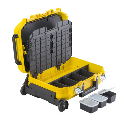 Купити Ящик техніка FATMAX®, 540х400х435 мм, армований скловолокном, оснащений колесами STANLEY FMST1-72383. Офіційний магазин Dewalt Україна. Фірмовий інструмент та обладнання DeWALT, STANLEY, BLACK+DECKER, BOSTITCH