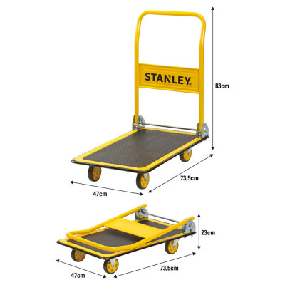 Купить Тележка-платформа грузовая STANLEY SXWT-PC527. Официальный магазин Dewalt Украина. Фирменный инструмент и оборудовние DeWALT, STANLEY, BLACK+DECKER, BOSTITCH
