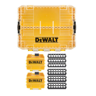 Купить Футляр для бит системы TSTAK Tough Case М DeWALT DT70803. Официальный магазин Dewalt Украина. Фирменный инструмент и оборудовние DeWALT, STANLEY, BLACK+DECKER, BOSTITCH