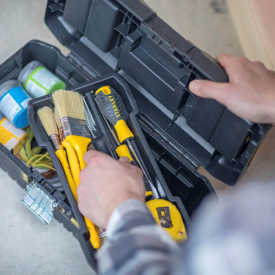 Купить Ящик ESSENTIAL, размеры 406x205x195 мм STANLEY STST1-75518. Официальный магазин Dewalt Украина. Фирменный инструмент и оборудовние DeWALT, STANLEY, BLACK+DECKER, BOSTITCH