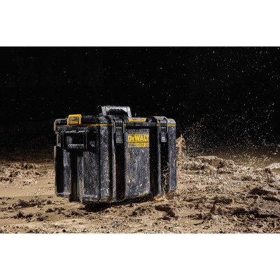 Купити Ящик TOUGHSYSTEM 2.0 DeWALT DWST83342-1. Офіційний магазин Dewalt Україна. Фірмовий інструмент та обладнання DeWALT, STANLEY, BLACK+DECKER, BOSTITCH