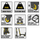 Купить Тележка грузовая раскладная STANLEY SXWT-FT585. Официальный магазин Dewalt Украина. Фирменный инструмент и оборудовние DeWALT, STANLEY, BLACK+DECKER, BOSTITCH