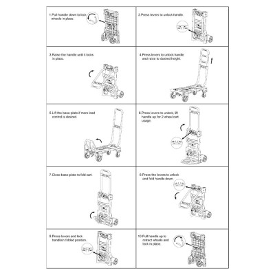 Купить Тележка грузовая раскладная STANLEY SXWT-FT585. Официальный магазин Dewalt Украина. Фирменный инструмент и оборудовние DeWALT, STANLEY, BLACK+DECKER, BOSTITCH