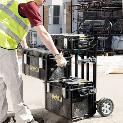 Купить Тележка для инструментальных ящиков TOUGHSYSTEM DeWALT 1-70-324. Официальный магазин Dewalt Украина. Фирменный инструмент и оборудовние DeWALT, STANLEY, BLACK+DECKER, BOSTITCH
