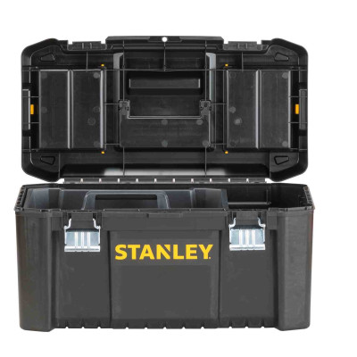 Купити Скринька ESSENTIAL, розміри 482x254x250 мм STANLEY STST1-75521. Офіційний магазин Dewalt Україна. Фірмовий інструмент та обладнання DeWALT, STANLEY, BLACK+DECKER, BOSTITCH