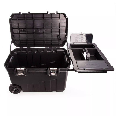 Купить Ящик большого объема Mobile Job Chest, размеры 768х490х476 мм, с колесами STANLEY 1-92-978. Официальный магазин Dewalt Украина. Фирменный инструмент и оборудовние DeWALT, STANLEY, BLACK+DECKER, BOSTITCH