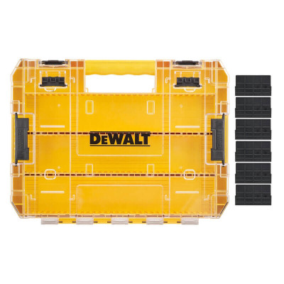 Купити Футляр для біт системи TSTAK Tough Case L DeWALT DT70839. Офіційний магазин Dewalt Україна. Фірмовий інструмент та обладнання DeWALT, STANLEY, BLACK+DECKER, BOSTITCH