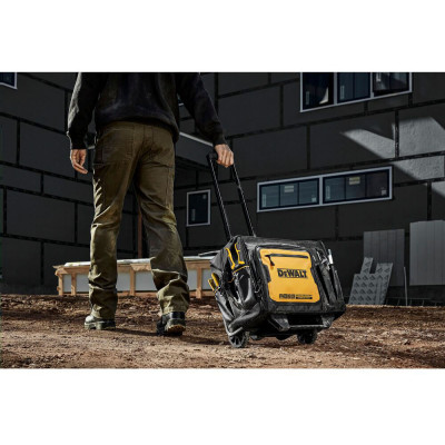 Купить Сумка для инструмента с колесами для транспортировки DeWALT DWST60107-1. Официальный магазин Dewalt Украина. Фирменный инструмент и оборудовние DeWALT, STANLEY, BLACK+DECKER, BOSTITCH