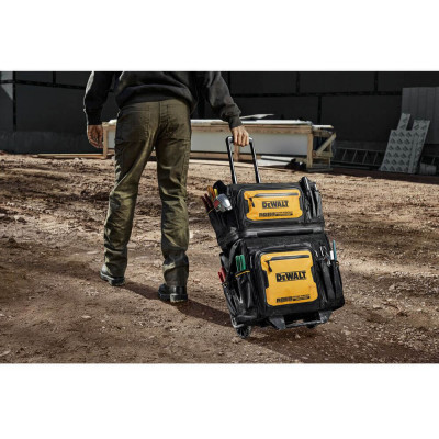 Купить Сумка для инструмента с колесами для транспортировки DeWALT DWST60107-1. Официальный магазин Dewalt Украина. Фирменный инструмент и оборудовние DeWALT, STANLEY, BLACK+DECKER, BOSTITCH