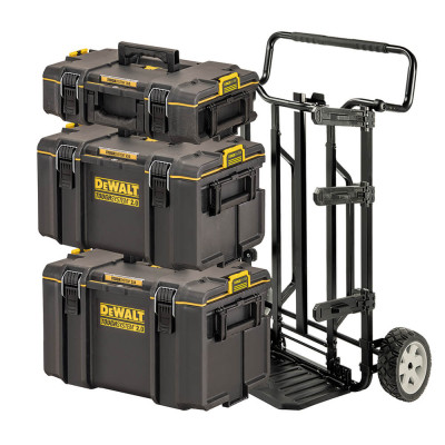 Купить Комплект ящиков на тележке TOUGHSYSTEM 2.0 DeWALT DWST83401-1. Официальный магазин Dewalt Украина. Фирменный инструмент и оборудовние DeWALT, STANLEY, BLACK+DECKER, BOSTITCH