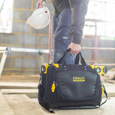 Купити Сумка для інструментів FatMax Quick Access, робоча станція з чотирма відділеннями STANLEY FMST1-80147. Офіційний магазин Dewalt Україна. Фірмовий інструмент та обладнання DeWALT, STANLEY, BLACK+DECKER, BOSTITCH