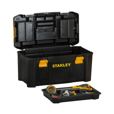 Купити Скринька ESSENTIAL, розміри 480х250х250 мм STANLEY STST1-75520. Офіційний магазин Dewalt Україна. Фірмовий інструмент та обладнання DeWALT, STANLEY, BLACK+DECKER, BOSTITCH