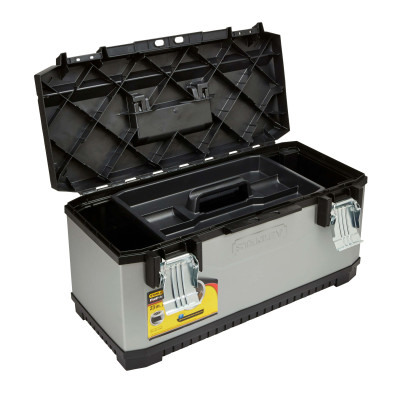 Купити Ящик FatMax професійний металопластиковий розміром 59х29.3х22.2 см STANLEY FMST1-75769. Офіційний магазин Dewalt Україна. Фірмовий інструмент та обладнання DeWALT, STANLEY, BLACK+DECKER, BOSTITCH