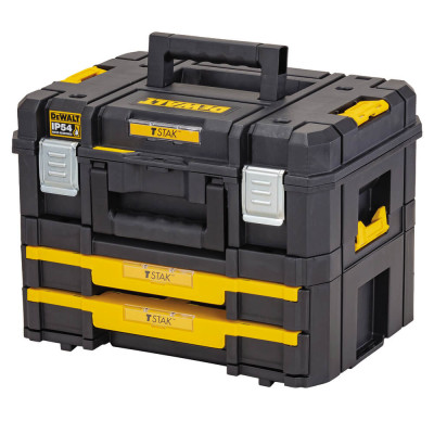 Купити Ящик з висувними секціями TSTAK 2.0 DeWALT DWST83395-1. Офіційний магазин Dewalt Україна. Фірмовий інструмент та обладнання DeWALT, STANLEY, BLACK+DECKER, BOSTITCH