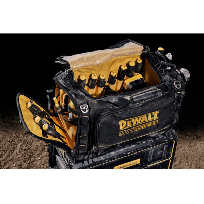 Купити Сумка для інструмента TOUGHSYSTEM 2.0 DeWALT DWST83522-1. Офіційний магазин Dewalt Україна. Фірмовий інструмент та обладнання DeWALT, STANLEY, BLACK+DECKER, BOSTITCH