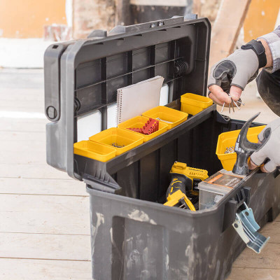 Купить Ящик профессиональный FatMax, 660x300x275 мм STANLEY FMST1-75791. Официальный магазин Dewalt Украина. Фирменный инструмент и оборудовние DeWALT, STANLEY, BLACK+DECKER, BOSTITCH