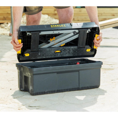 Купити Скринька для інструментів FatMax, 25”, 290 x 640 x 300 мм STANLEY FMST81083-1. Офіційний магазин Dewalt Україна. Фірмовий інструмент та обладнання DeWALT, STANLEY, BLACK+DECKER, BOSTITCH