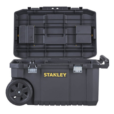 Купить Ящик большого объема ESSENTIAL CHEST, размеры 665x404x344 мм, с колесами STANLEY STST1-80150. Официальный магазин Dewalt Украина. Фирменный инструмент и оборудовние DeWALT, STANLEY, BLACK+DECKER, BOSTITCH
