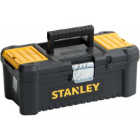 Купити Ящик ESSENTIAL пластиковий з металевими клямками, розмір 316x156x128 мм (12.5) STANLEY STST1-75515. Офіційний магазин Dewalt Україна. Фірмовий інструмент та обладнання DeWALT, STANLEY, BLACK+DECKER, BOSTITCH