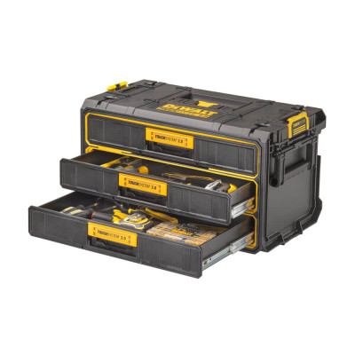 Купить Ящик TOUGHSYSTEM 2.0 DeWALT DWST08330-1. Официальный магазин Dewalt Украина. Фирменный инструмент и оборудовние DeWALT, STANLEY, BLACK+DECKER, BOSTITCH