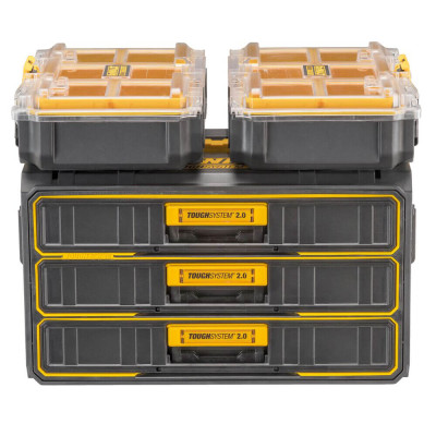Купить Ящик TOUGHSYSTEM 2.0 DeWALT DWST08330-1. Официальный магазин Dewalt Украина. Фирменный инструмент и оборудовние DeWALT, STANLEY, BLACK+DECKER, BOSTITCH