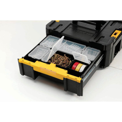 Купить Ящик инструментальный TSTAK DeWALT DWST1-70705. Официальный магазин Dewalt Украина. Фирменный инструмент и оборудовние DeWALT, STANLEY, BLACK+DECKER, BOSTITCH