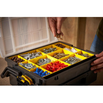 Купити Органайзер Sort Master, дворівневий, 420х315х400 мм, пластмасовий STANLEY STST1-75540. Офіційний магазин Dewalt Україна. Фірмовий інструмент та обладнання DeWALT, STANLEY, BLACK+DECKER, BOSTITCH