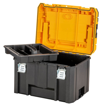 Купити Ящик з органайзером TSTAK 2.0 DeWALT DWST83343-1. Офіційний магазин Dewalt Україна. Фірмовий інструмент та обладнання DeWALT, STANLEY, BLACK+DECKER, BOSTITCH